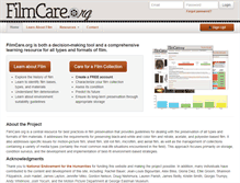 Tablet Screenshot of filmcare.org